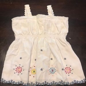 White tank top for girls!